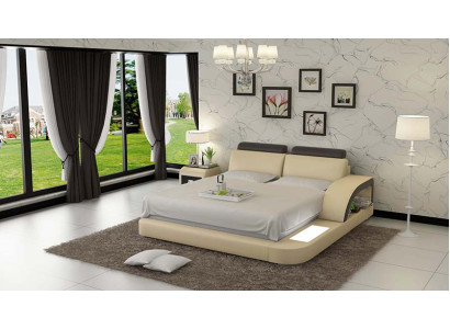 Waterbed Hotel Dubbel Bed Bedden Compleet Lederen Bed Gestoffeerd Bed Water LB8808