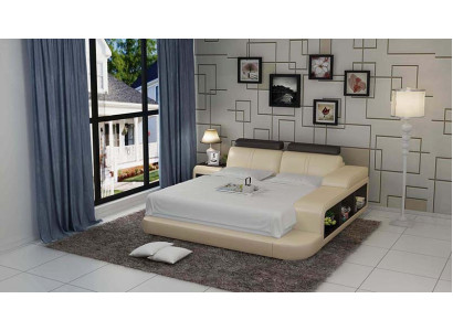Waterbed Hotel Dubbel Bed Bedden Compleet Lederen Bed Bed Water LB8810