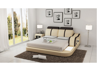 Waterbed Hotel Tweepersoonsbed Complete leren bed Boxspring Water LB8811