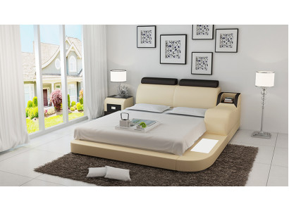 Waterbed Hotel Dubbel Bed Bedden Compleet Leren Bed Gestoffeerd Bed Water LB8813