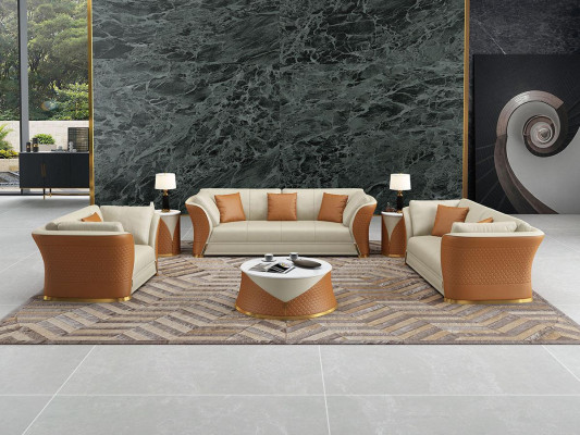 Exclusieve designmeubels 32-zits woonlandschap bankstel set 2-delig.
