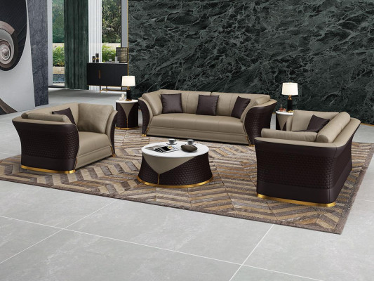 Exclusieve designmeubels 32-zits woonlandschap bankstel set 2-delig.