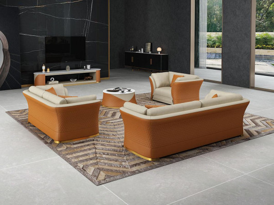 Exclusieve designmeubels 32-zits woonlandschap bankstel set 2-delig.
