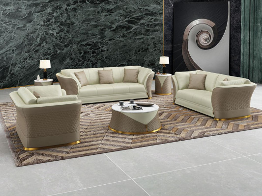 Exclusieve designmeubels 32-zits woonlandschap bankstel set 2-delig.