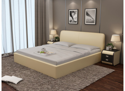 Wasserbett Hotel Tweepersoonsbed Volledig waterbed Lederen bed, gestoffeerd waterbed LB8836