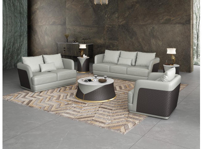 Bekleding Exclusieve designmeubelen 32 zits bankstel set 2-delig woonlandschap