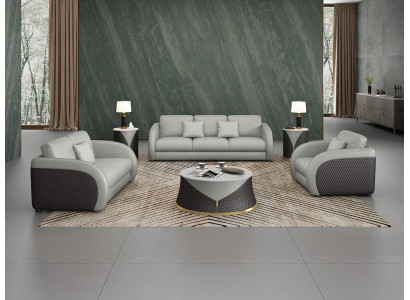 Exclusieve design meubelen 32-zits bankstel bekleding set 2-delig woonlandschap
