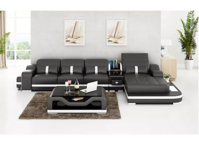 Bankstel hoekbank hoekbank woonlandschap leren bank designbank hoekbank L-vorm