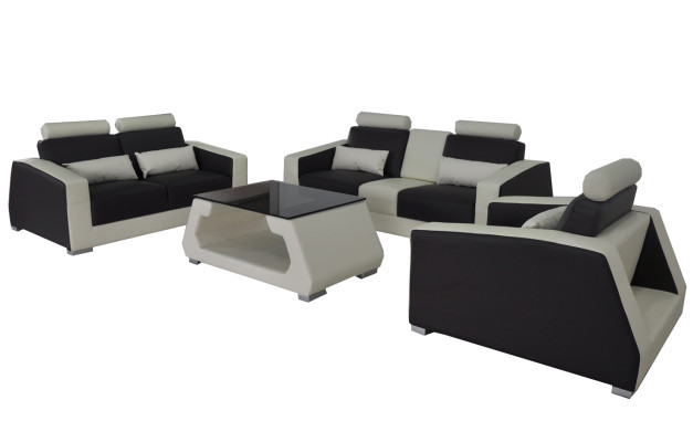 Moderne bankstel 3+2+1 zitplaatsen set ontwerp gestoffeerde bank Bank Banken
