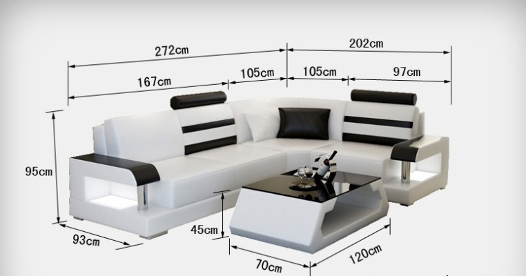 Leren bankstel met USB, hoekbank hoekbank modulair ontwerp Moderne bank L6016D