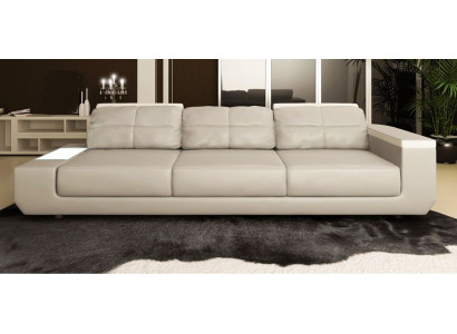 Bankstel 3-zits banken luxe kunstleren banken grote kussens design meubelen driezitter