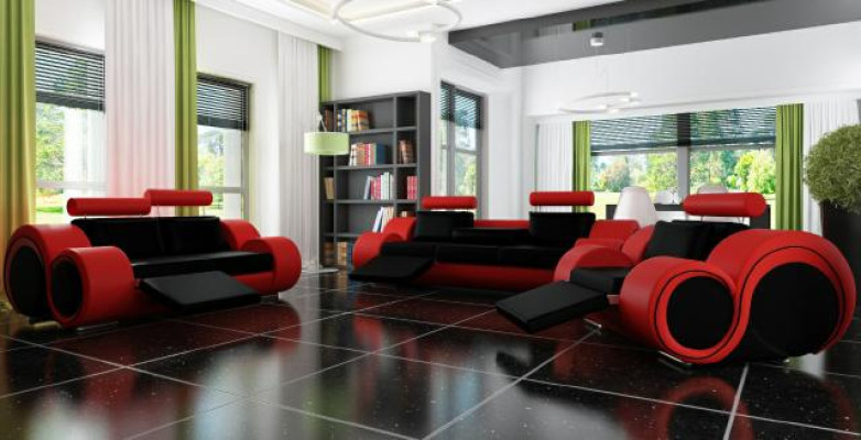 Sofa bekleding 3+2 zitplaatsen met USB Sofa leren bank op maat bankstel Nieuw