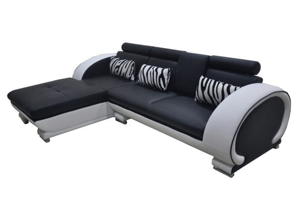 Eckbank leder + USB Ecke bank woon hoek landschap L vorm bekleding nieuw ontwerp