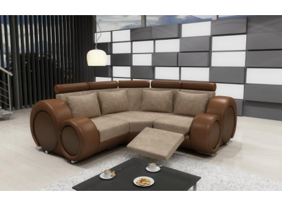 STOFFENBANK STOFFEN WOONLANDSCHAP BANKSTEL BERLINX RELAXFUNCTIE BANK HOEKBANK met USB