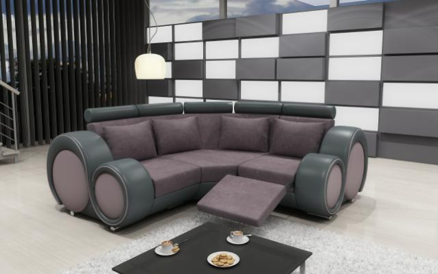STOFFENBANK STOFFEN WOONLANDSCHAP BANKSTEL BERLINX RELAXFUNCTIE BANK HOEKBANK met USB