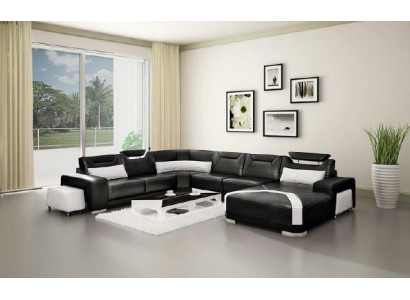 Eckbank bekleding woonlandschap bank bank woonlandschap U-vormige zitplaats hoek PH739C