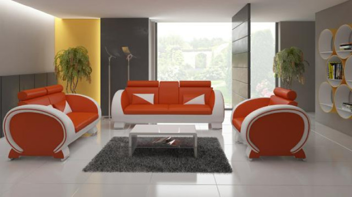 LEDEREN BANKSTEL 3+1 BANK BEKLEDING BANKSTEL BEKLEDING BANKSTEL LEDEREN BANKSTEL DESIGNBANKSTEL MET USB