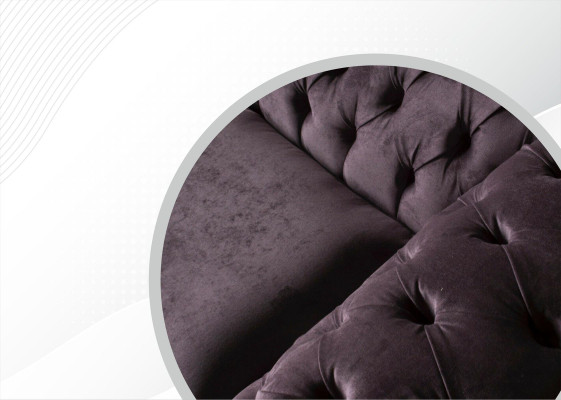 Chesterfield bank Bekleding Klassiek leer Stof 3-zits Bank Driepersoons