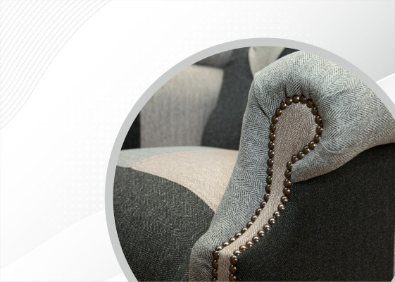 Luxe gestoffeerde klassieke Chesterfield fauteuil 1-zitter oorfauteuil éénzitter nieuw