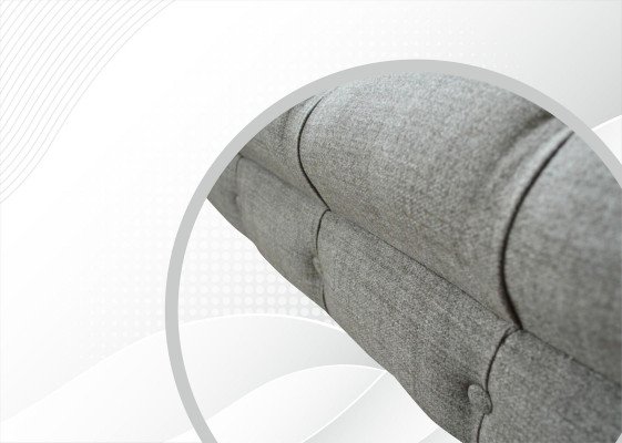 Chesterfield 3-zits designbank gestoffeerde banken banken stof textiel