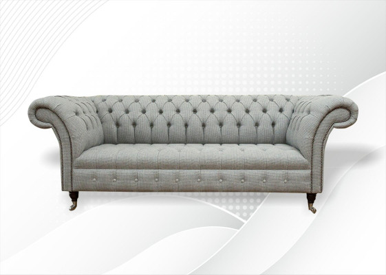 Chesterfield 3-zits designerbank banken bekleden banken stof textiel