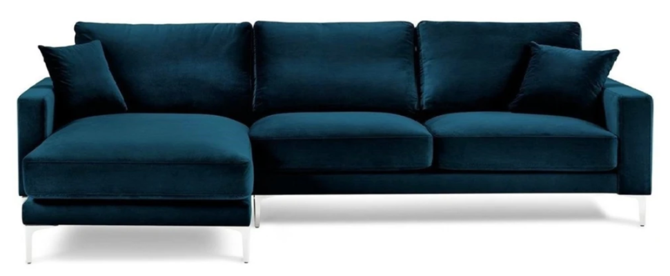 Bankstellen Nieuw Creatieve Turkoois Hoekbank Stof Woonkamer Ontwerp Banken Bekleding Sofa