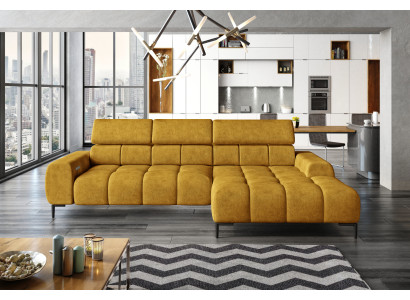 Polster Slaapbank Textiel Slaapfunctie Slaap Ontwerp Hoekbank L-vorm Bank Sofa