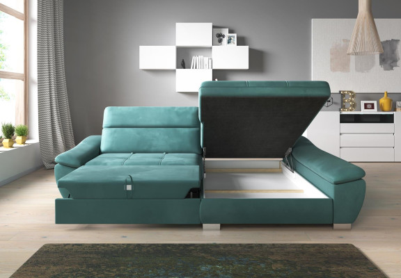 Hoekbank Bank Bank Bekleding Hoekbank L-vorm Multifunctioneel Textiel Woonlandschap