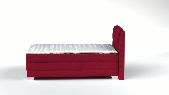 BOXSPRINGBED ONTWERP BED TOPPER GEVEERDE KERN POLSTERBETT 100 x 200 cm ELEKTRISCH