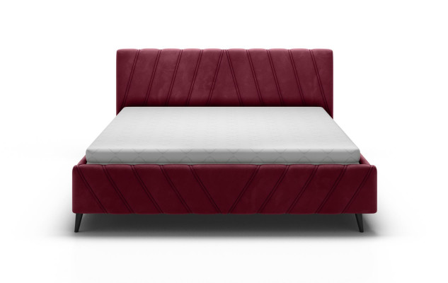 Luxe bed design textiel bedden gestoffeerd hotel 180x200cm slaapkamer meubels fluweel.