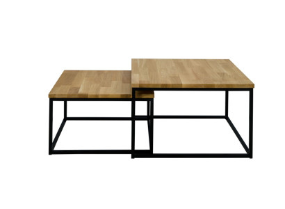 Tafels Set 2x Salontafel Koffietafel Bijzettafel Ontwerp Woonkamer Bankstel 2 delen