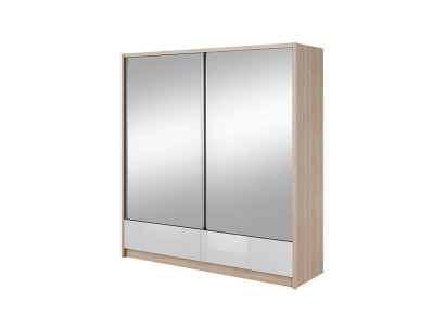 Garderobe Opslag 200cm Planken Kast Archief Decoratieve Schuifdeuren