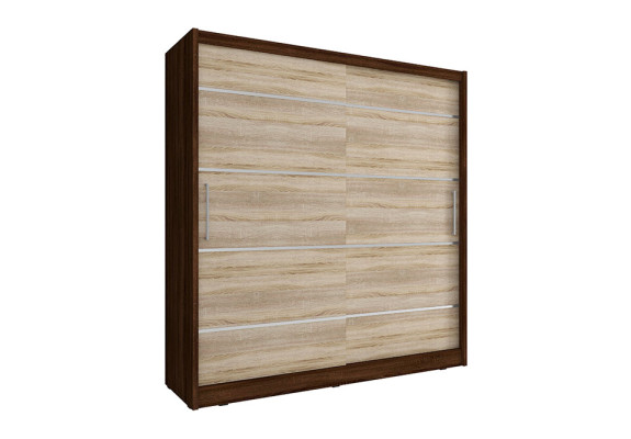Multifunctionele plankenkastrek voor opslag- en decoratiedoeleinden, kledingkasten van 200 cm.