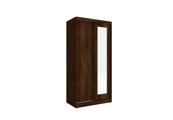 Ontwerp kledingkast Schuifkasten Hout zweefdeuren kledingkast 100 cm.