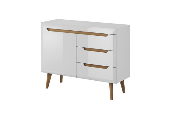 Hoge glans Nieuwe commode dressoir kast plank 107cm kasten planken