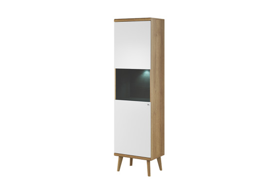 Vitrine kast commode glazen plank vitrines planken houten woonkamer