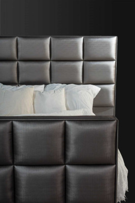 Slaapkamer bedden Kunstleer Luxe Bed Boxspringbed 180 x 200 cm