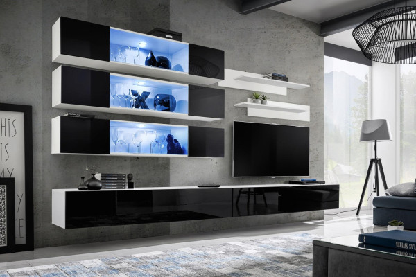 Luxe Nieuwe Woonkamer Designer Modern Woonkamerset Wandkast Tv-meubel