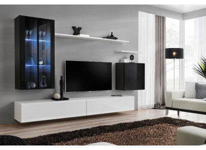 Woonkamer compleet set 7-delig Woonkamer meubels Woonwand hout Inrichting Nieuw
