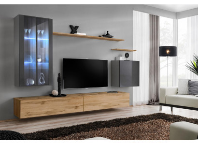 Ontwerper Complete luxe woonkamerset Woonkamermeubilair Planken Stijl Modern Sideboard