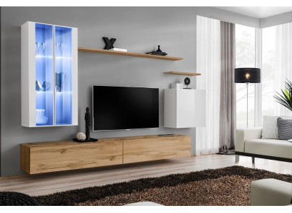 Houten meubel tv-standaard wandkast woonkamermeubilair Compleet set stijl designer