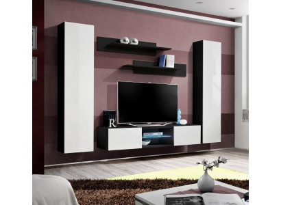 Wandmeubel compleet ontwerper luxe woonkamer wandkast moderne inrichting