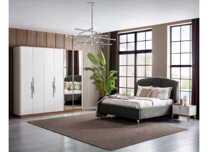 Luxe slaapkamer set Luxe compleet bed 2x nachtkastje Modern 3-delig Nieuw
