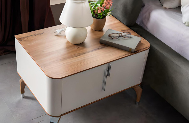 Luxe slaapkamer set Luxe compleet bed 2x nachtkastje Modern 3-delig Nieuw