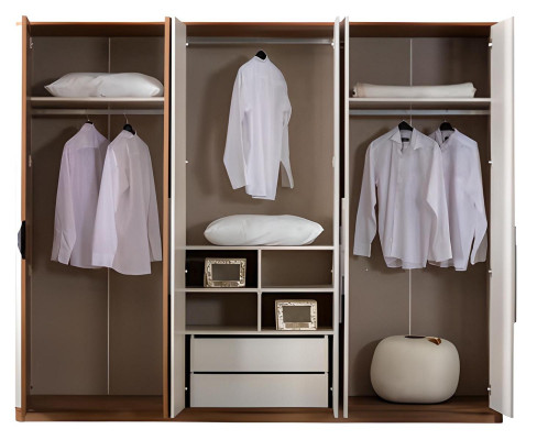 Luxe kledingkaststijl Meubels Modern Slaapkamer Kasten Houten Kast Nieuw