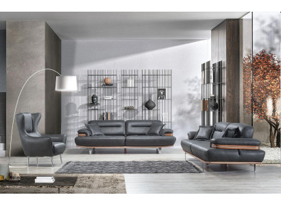 Ontwerpers woonkamerset 3-delig Driezitsbank Inrichting Modern Fauteuil