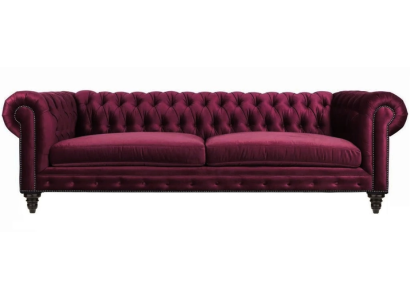 Bankstellen Stoffen bank Creatieve meubels 3-zits Nieuw Chesterfield bank Bordeaux