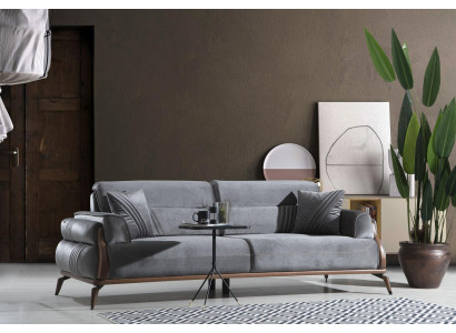 Bankstel met drie zitplaatsen Woonkamer Luxe gestoffeerde banken Designerbank Nieuwe inrichting
