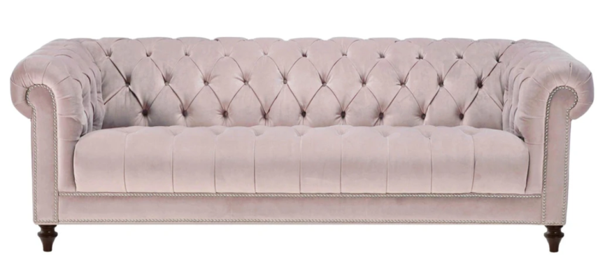 Chesterfield Oudroze Nieuw Driepersoons Stoffen Design Bankstellen Gestoffeerde Bank Banken