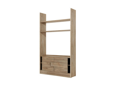Ontwerp scheidingswand plank woonkamer kasten boekenkast systeemmeubels